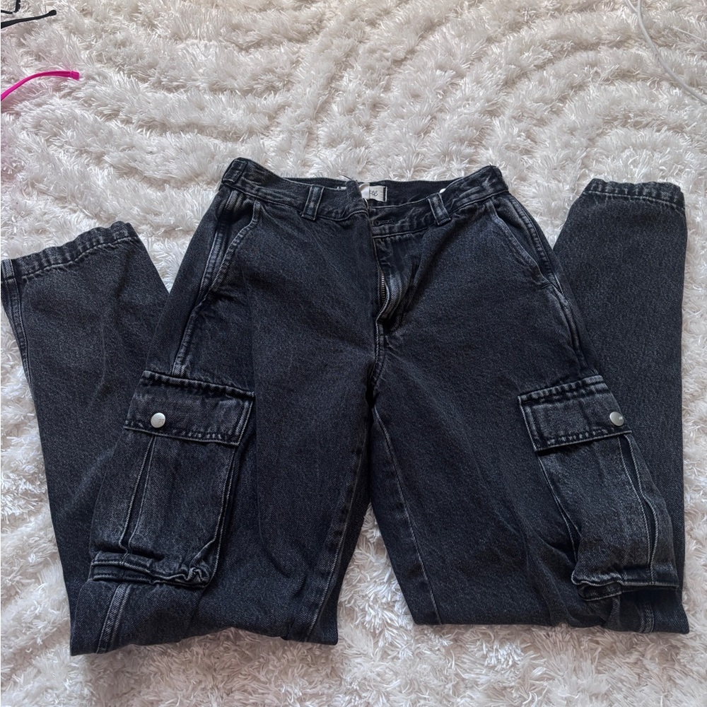 Madewell Dark Gray Denim Pants